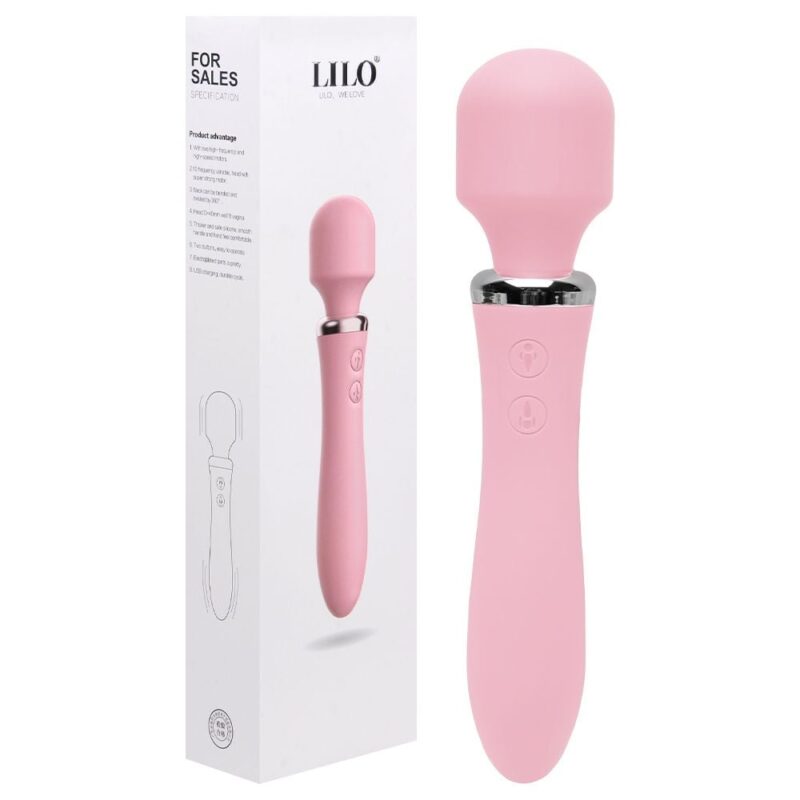 VIBRADOR MASSAGEADOR VARINHA MÁGICA 10 VIBRAÇÕES USB LILO