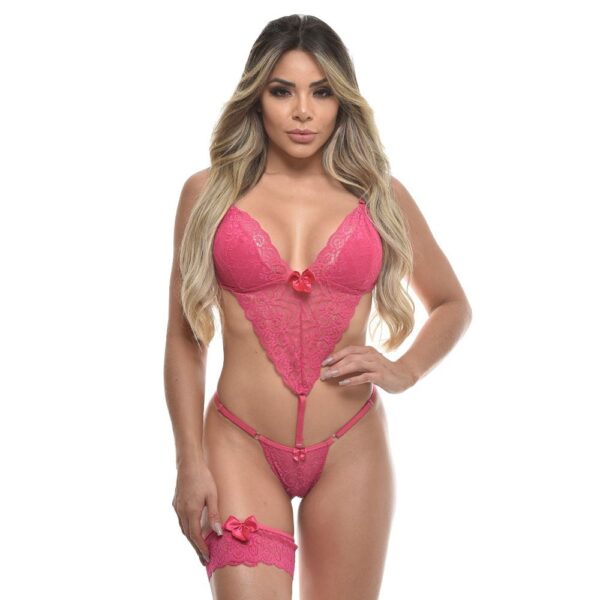 BODY RENDADO COM PERSEX SENSUAL LOVE