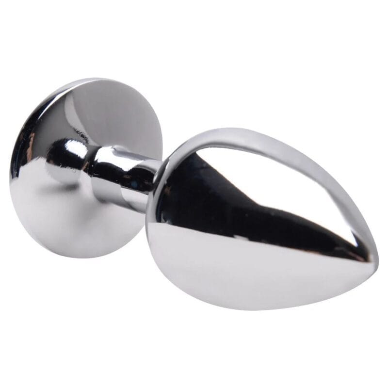 plug anal com joia vermelho tamanho P