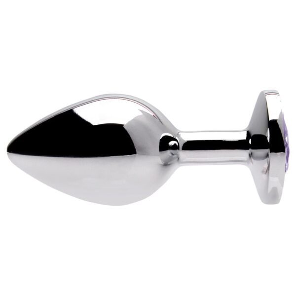 PLUG ANAL METAL COM PEDRA M SENSUAL LOVE - Imagem 3