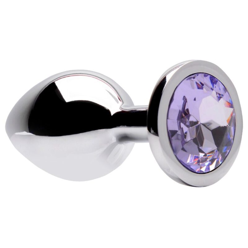 PLUG ANAL METAL COM PEDRA M SENSUAL LOVE
