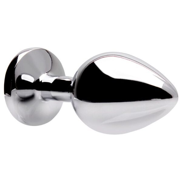 PLUG ANAL METAL COM PEDRA M SENSUAL LOVE - Imagem 4