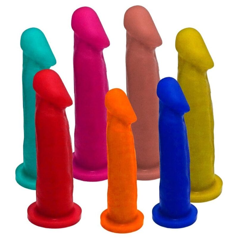 PRÓTESE MACIÇA 17 X 4,1CM FOGO DA PAIXÃO HOT FLOWERS