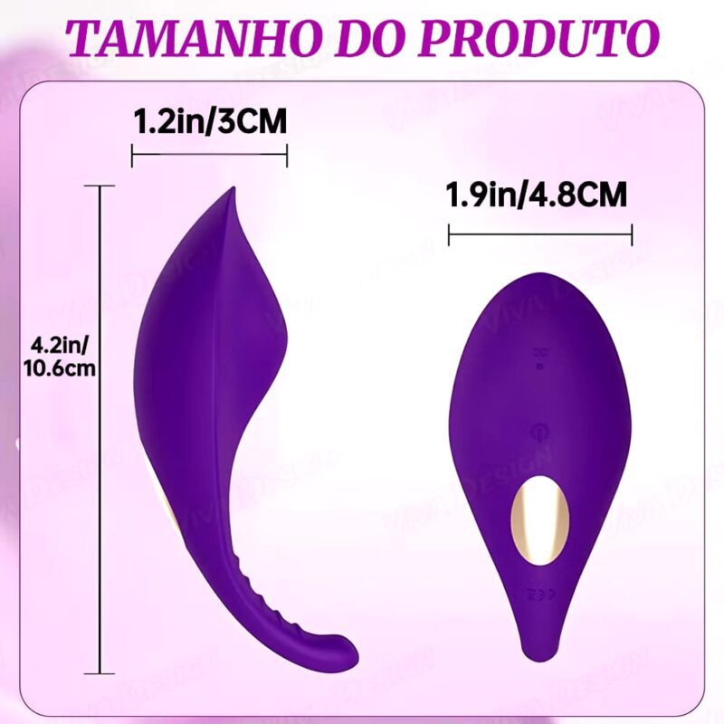 VIBRADOR CALCINHA BLUETOOTH RUPEE