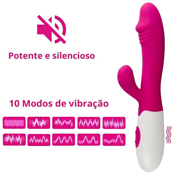 VIBRADOR ESTIMULADOR DE CLITÓRIS COM 30 MODOS DE VIBRAÇÃO - Imagem 5