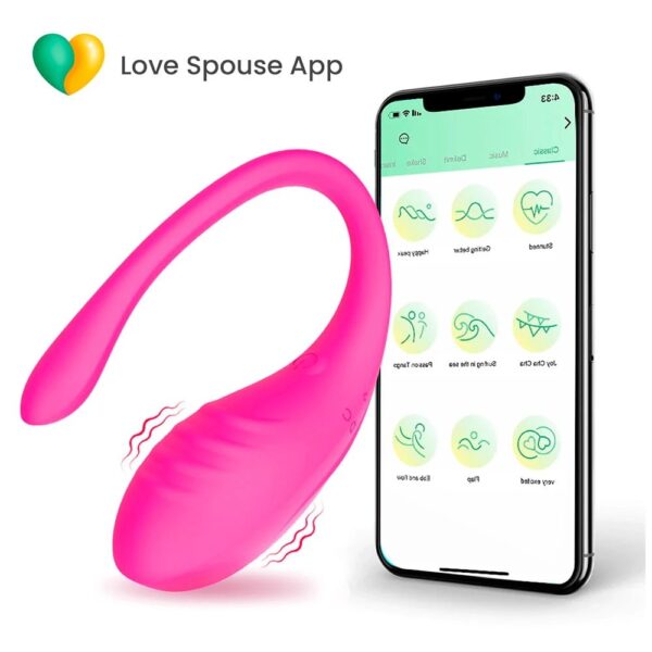 VIBRADOR LOVE SPOUSE COM CONTROLE POR APP - Imagem 3