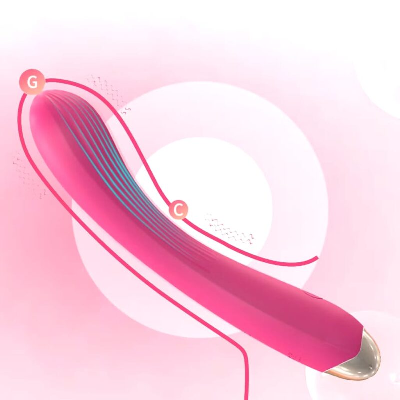 VIBRADOR PONTO G EM SILICONE
