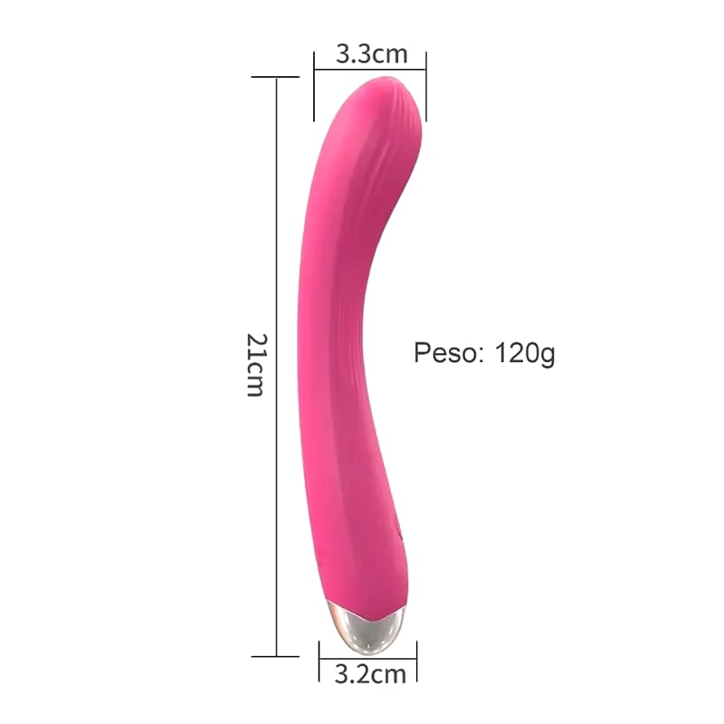 VIBRADOR PONTO G EM SILICONE