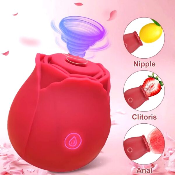 VIBRADOR SUGADOR DE CLITÓRIS RECARREGÁVEL COM 7 MODOS DE VIBRAÇÃO - Imagem 6