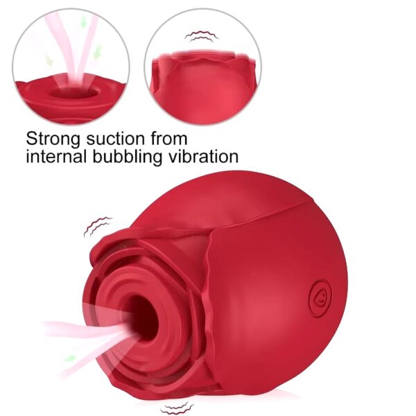 VIBRADOR SUGADOR DE CLITÓRIS RECARREGÁVEL COM 7 MODOS DE VIBRAÇÃO - Imagem 4