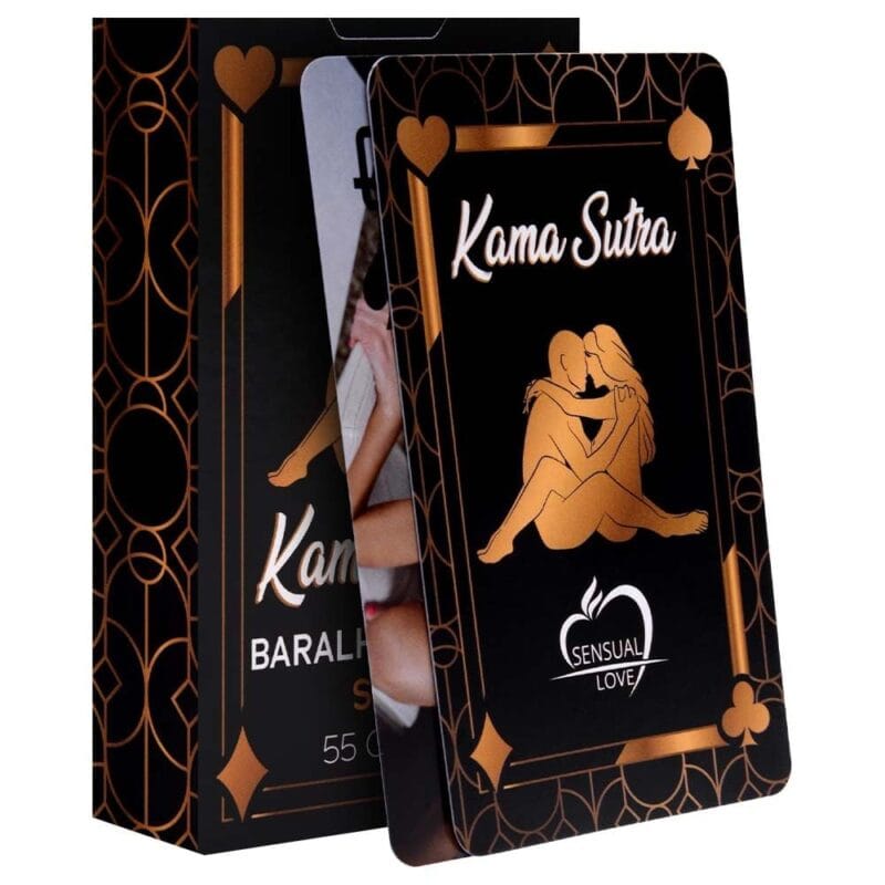 Baralho Kama Sutra soft 55 cartas Copag com ilustrações de posições