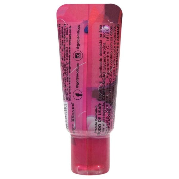 Gel Beijável Chupetex Garji Sabor Morango