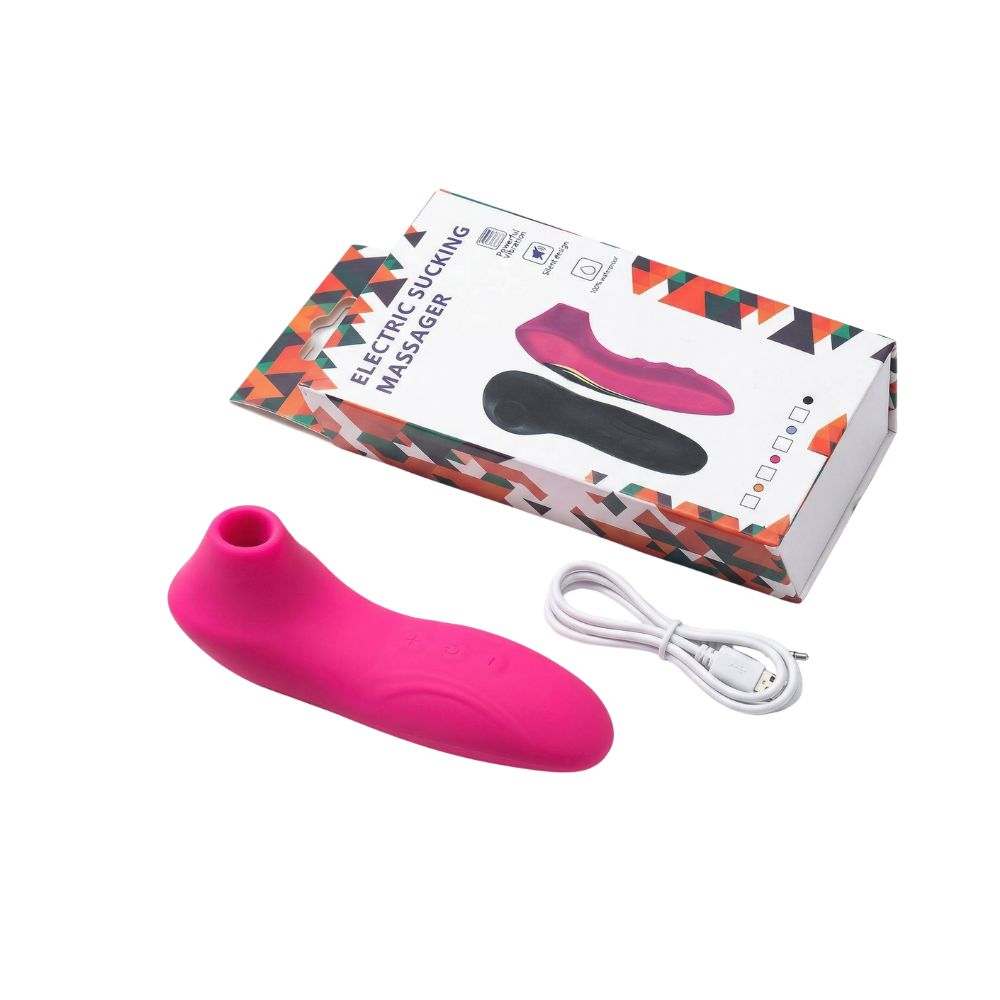 MASSAGEADOR DE CLITÓRIS COM VIBRAÇÃO E SUCÇÃO SUAVE – RECARREGÁVEL USB - Imagem 2