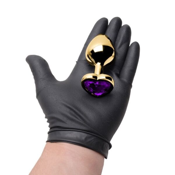 PLUG ANAL CORAÇÃO DOURADO M - Imagem 6