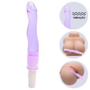 Vibrador Pênis Bastão Tortinho modo de uso