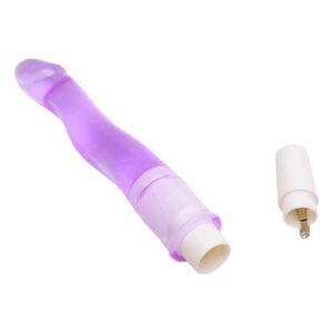 Vibrador Pênis Bastão Tortinho aberto