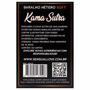 Baralho Kama Sutra Soft 55 Cartas verso