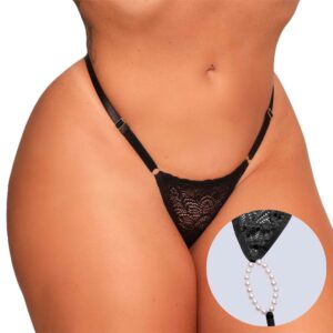 Calcinha Fio Tailandesa com Regulador Tallyta vestida frentre