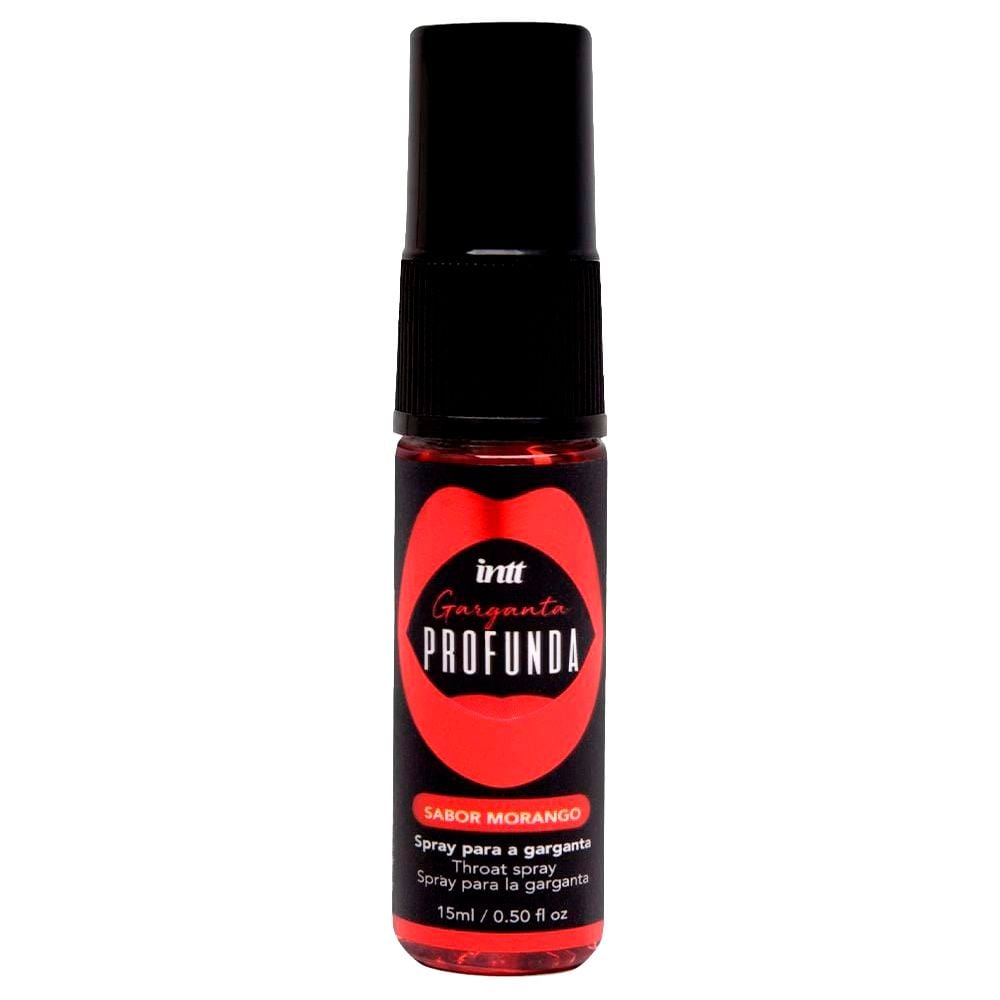Garganta Profunda Spray 15ml Intt morango