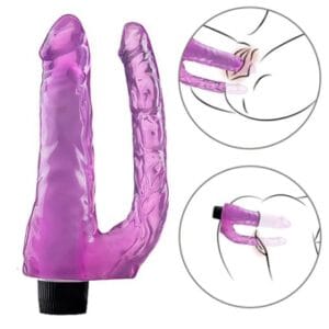 Modo de Uso Pênis Vibrador Duplo 21,5 x 4,5cm