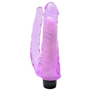 Pênis Vibrador Duplo 21,5 x 4,5cm outro lado