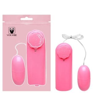 Vibrador Bullet Cápsula Vipmix compacto e discreto rosa embalagem
