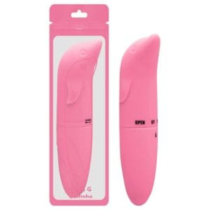 Embalagem do Vibrador Golfinho Toque Aveludado