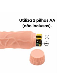 Prótese Realística 19cm com Vibração